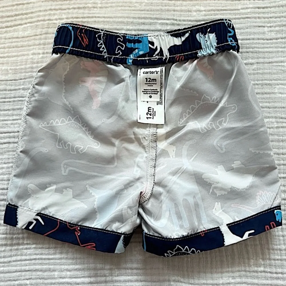 Carter’s Swim Shirt / Rash Guard & Swim Trunks Set, Size 12M